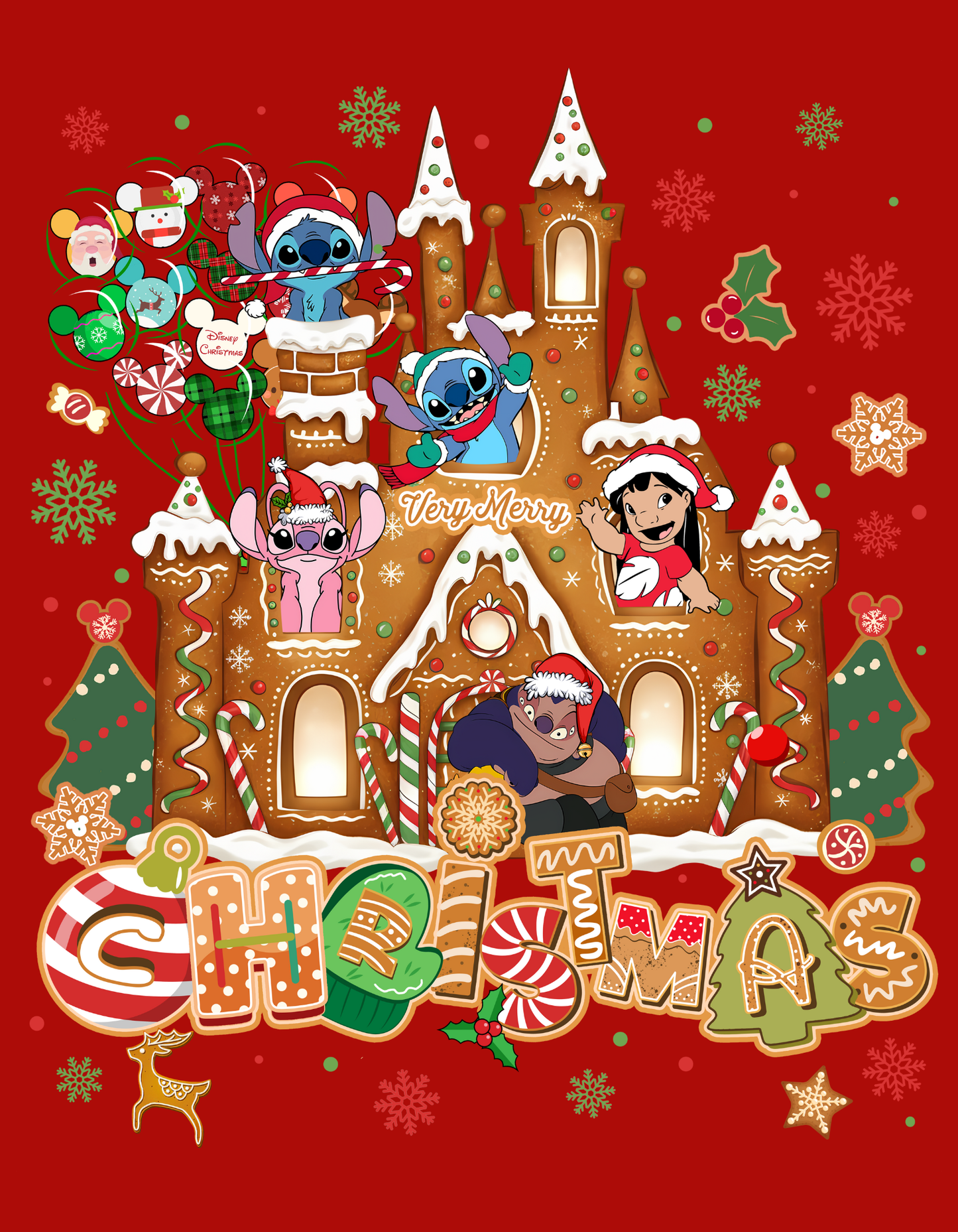 GINGERBREAD HOUSE CREWNECK