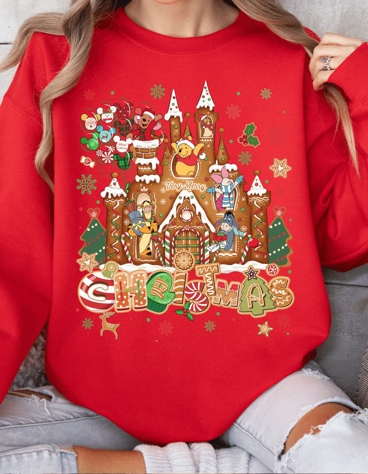 GINGERBREAD HOUSE CREWNECK