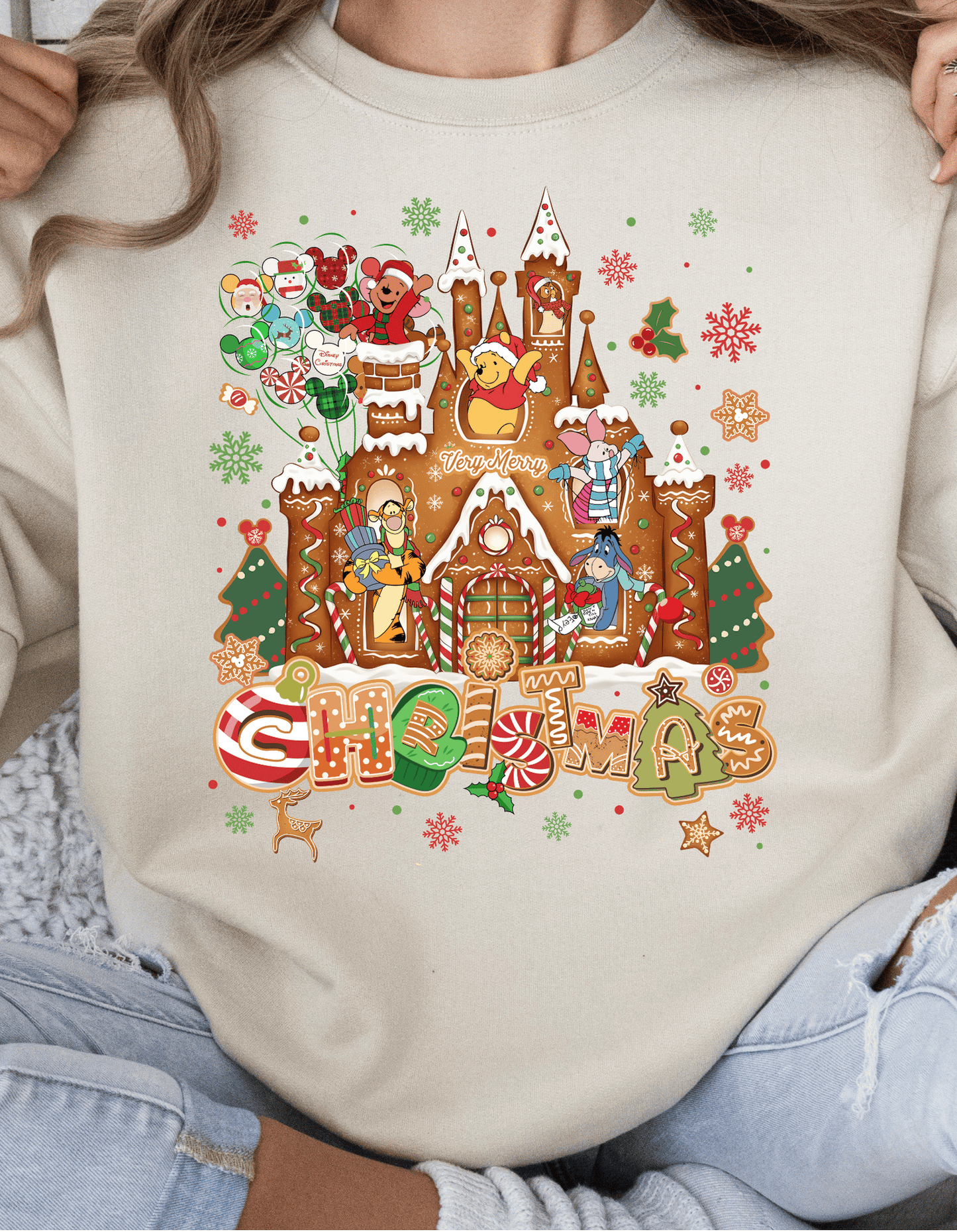 GINGERBREAD HOUSE CREWNECK