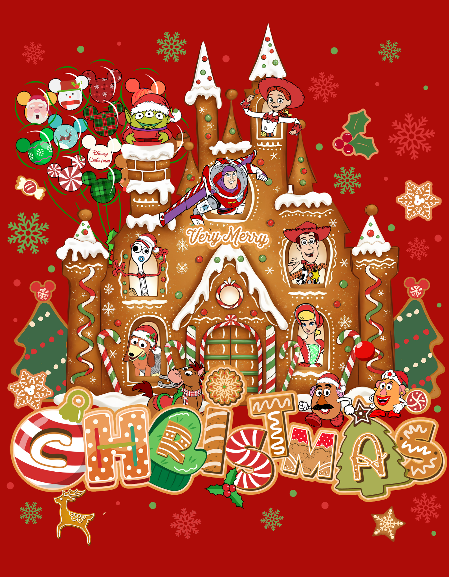 GINGERBREAD HOUSE CREWNECK